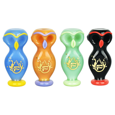 Pulsar Wise Owl Double Bowl Hand Pipe | Group