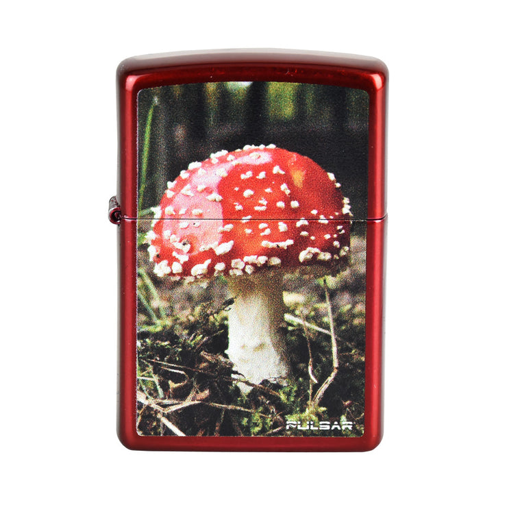 Pulsar Zippo Lighter | Red Mushroom