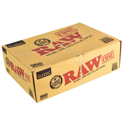 RAW Classic Single Size Bulk Cones | 70/30 | 960pc Box