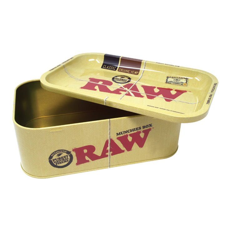 RAW Munchies Metal Storage Box | Open