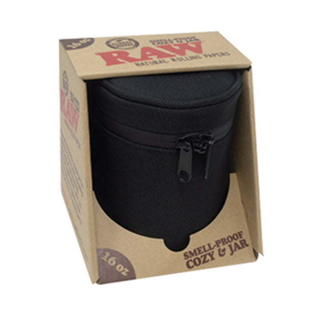 RAW Smell Proof Jar & Cozy w/ Lock | Large