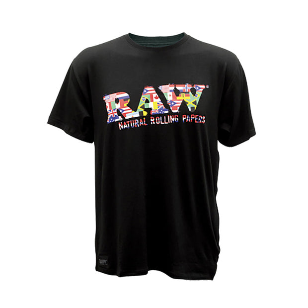 RAW T-Shirt W/ Stash Pocket | Flag Logo