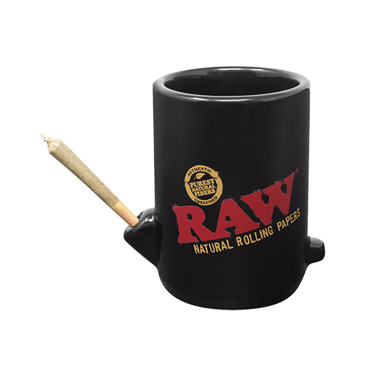 RAW Wake Up & Bake Up Ceramic Cone Mug | 10oz