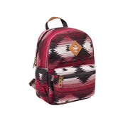 Revelry Shorty Smell Proof Mini Backpack | Maroon Pattern