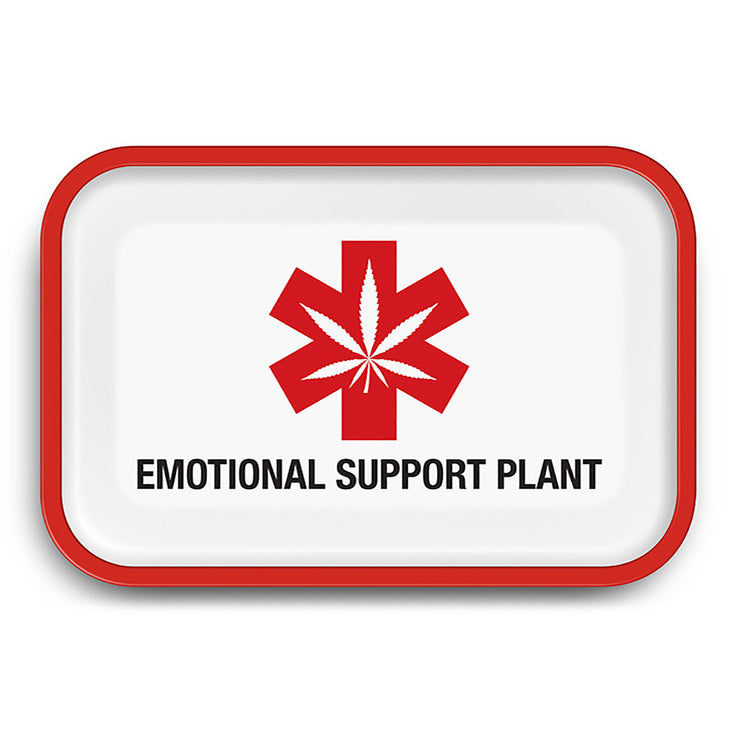 Emotional Support Plant Metal Rolling Tray