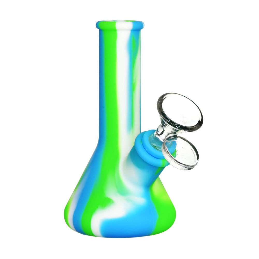 Silicone Travel Beaker Bong | Blue Green