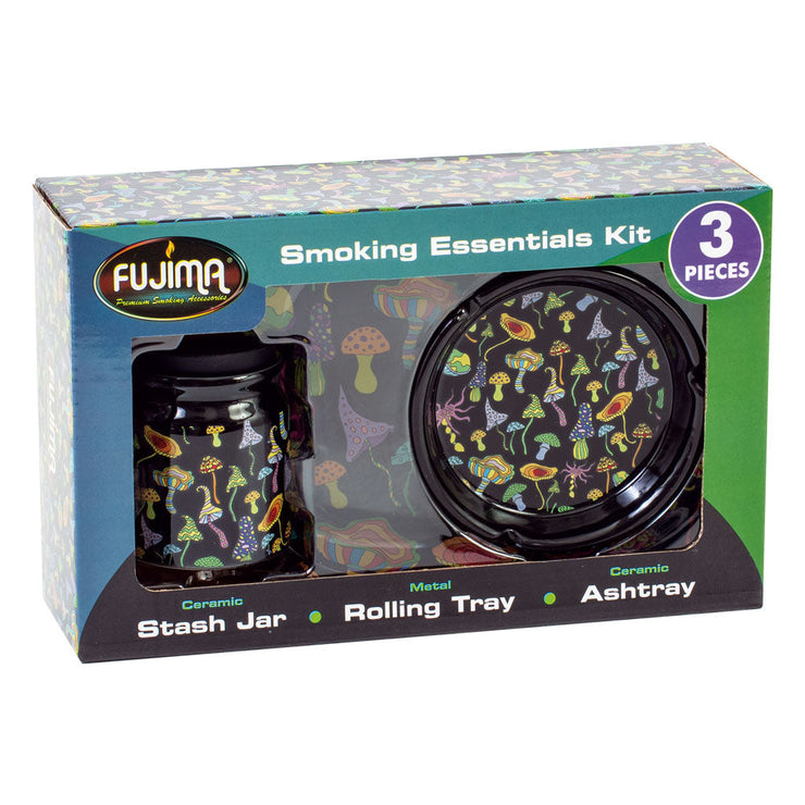 Smoking Essentials 3pc Gift Set | Trippy Shrooms Box