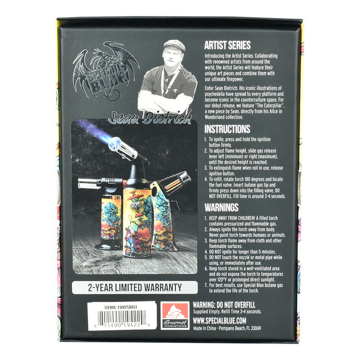 Special Blue x Sean Dietrich Fury Torch Lighter | Packaging