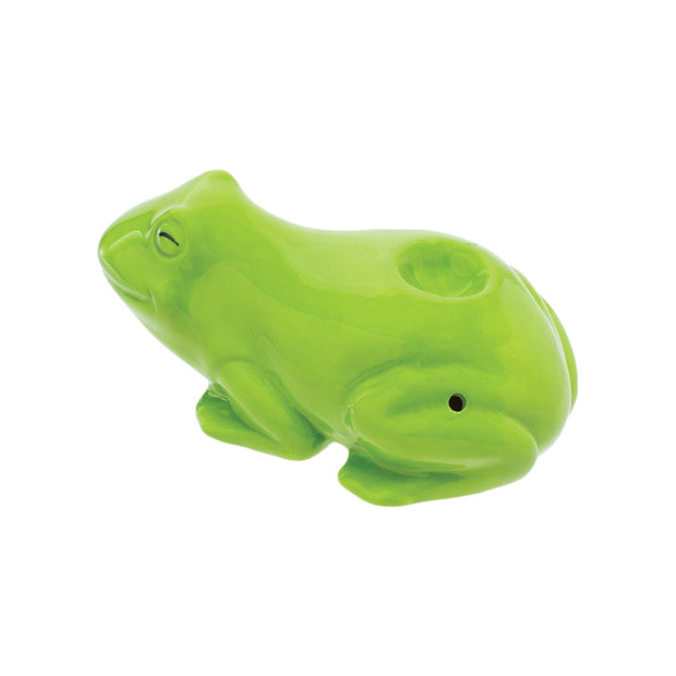 Wacky Bowlz Ceramic Hand Pipe | Frog