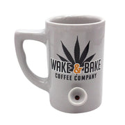 Wake & Bake Coffee Mug Pipe | Gray