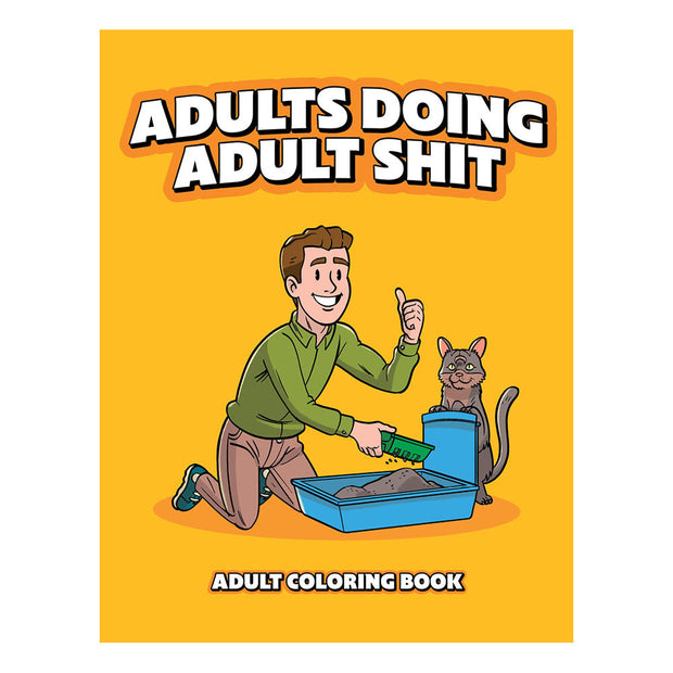 Wood Rocket Adult Coloring Book | Adults Doing Adult Shit