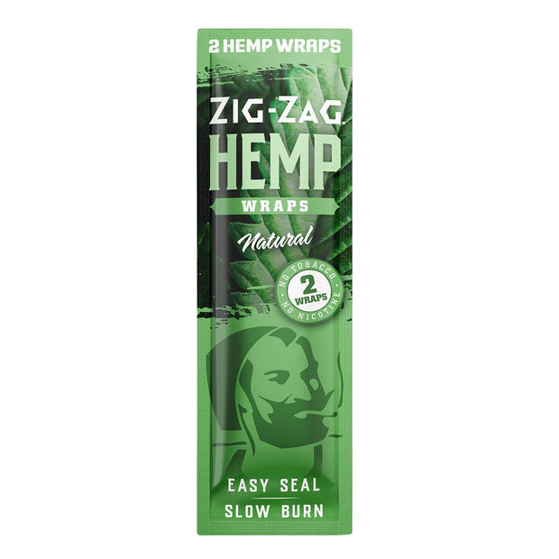 Zig Zag Hemp Wraps | Natural 2pc